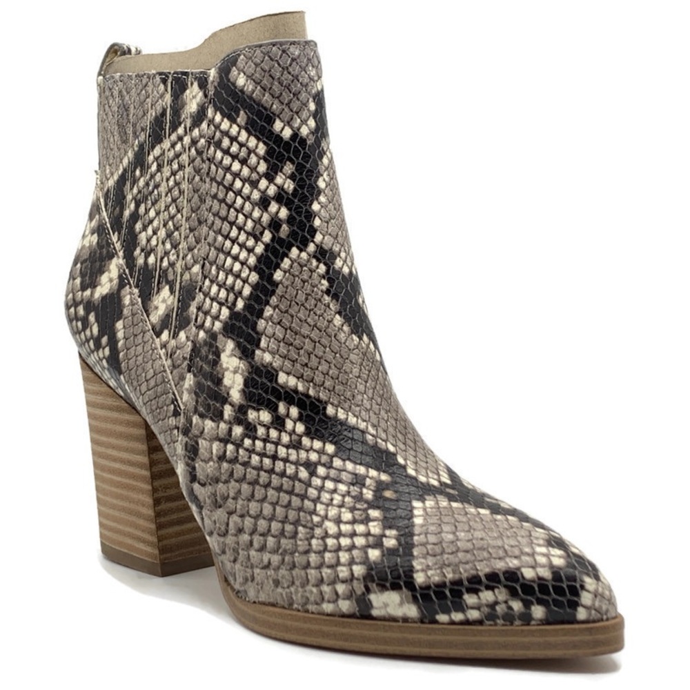 Marc Fisher LTD Alva Pointy Toe Snake Printe Women's Bootie